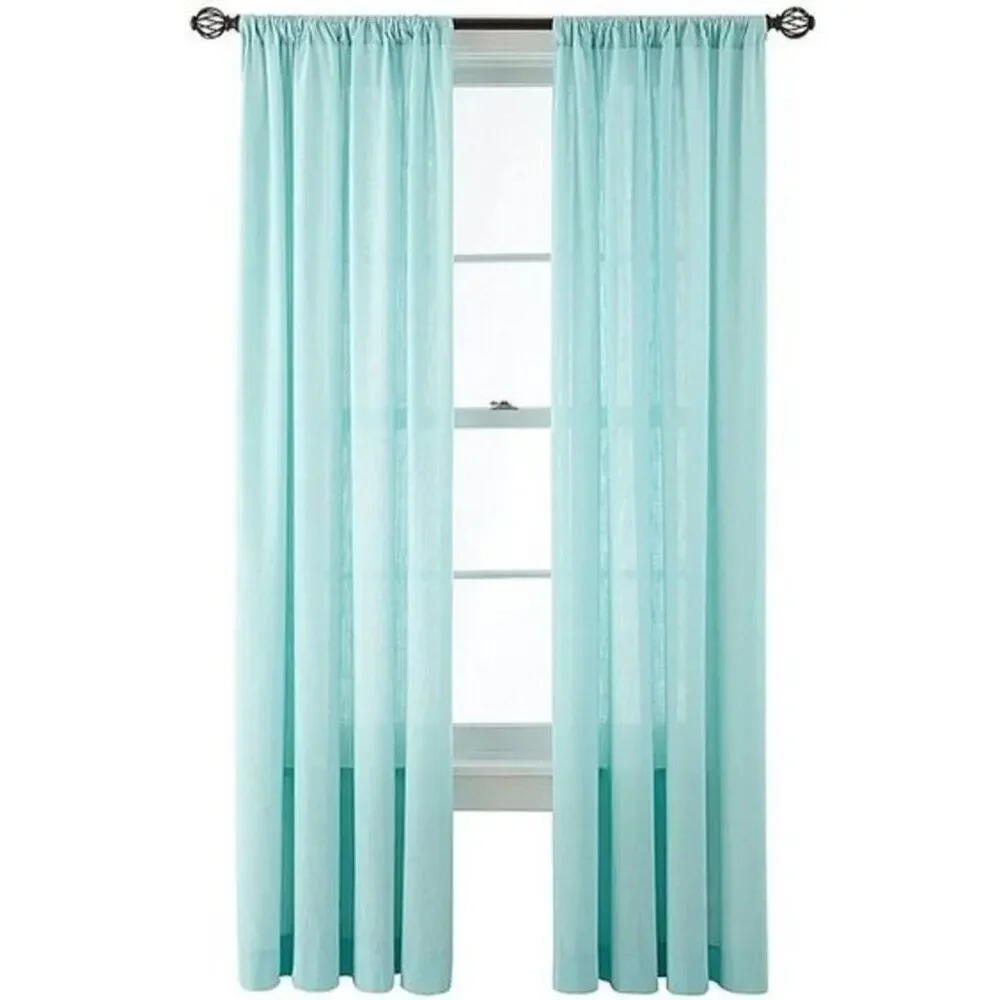 Martha Window Hawley Rod-Pocket Cotton Curtain Panel